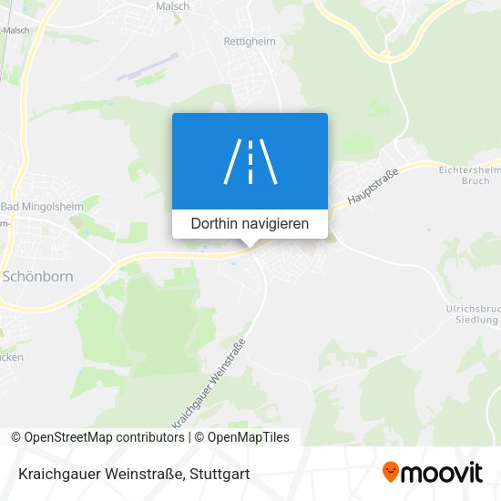 Kraichgauer Weinstraße Karte