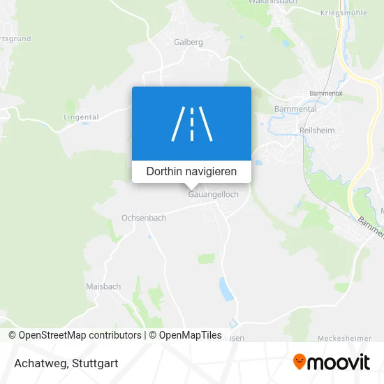 Achatweg Karte
