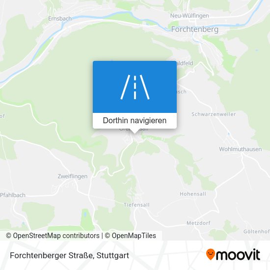 Forchtenberger Straße Karte