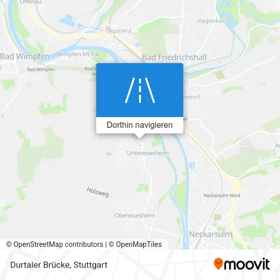 Durtaler Brücke Karte
