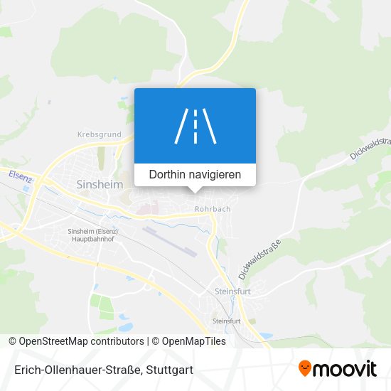 Erich-Ollenhauer-Straße Karte