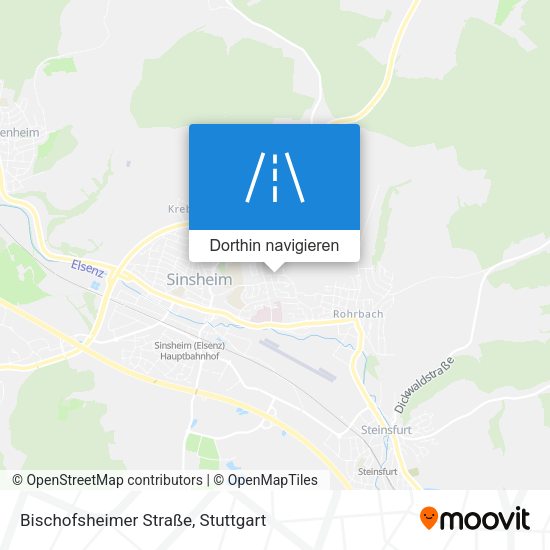 Bischofsheimer Straße Karte