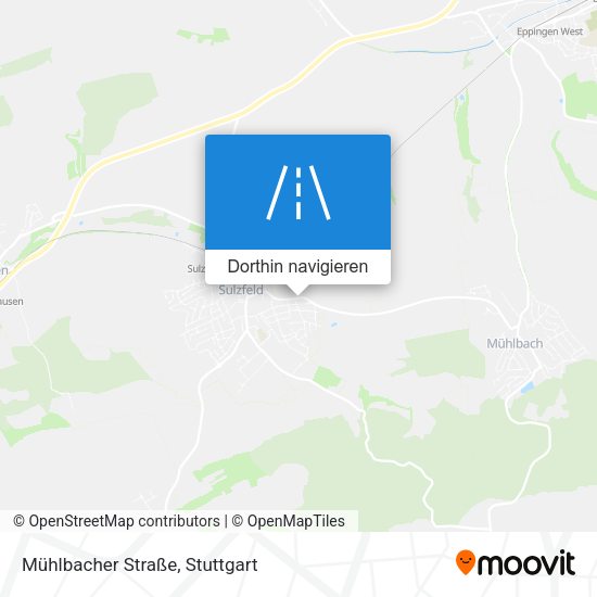 Mühlbacher Straße Karte