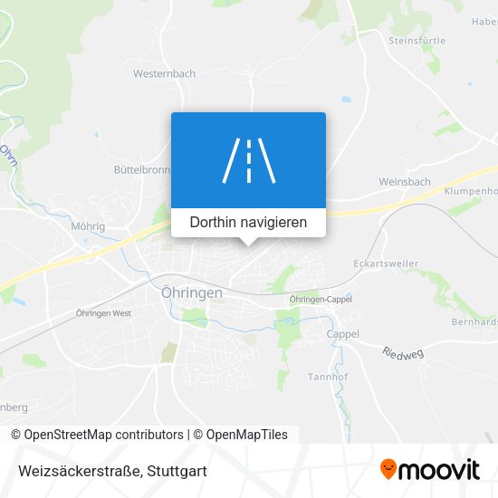 Weizsäckerstraße Karte