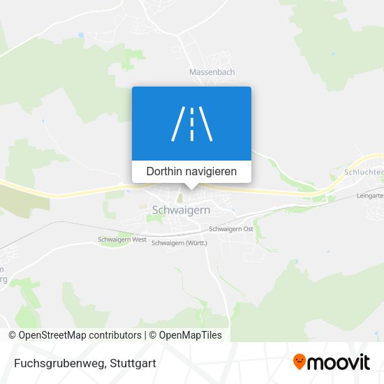 Fuchsgrubenweg Karte