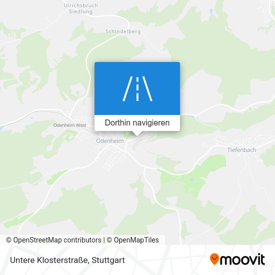 Untere Klosterstraße Karte