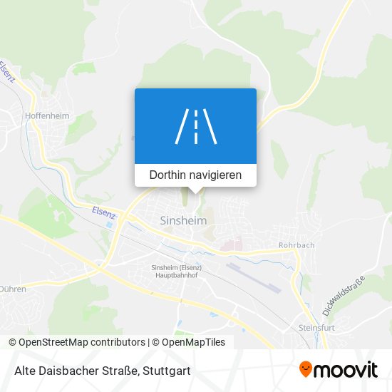 Alte Daisbacher Straße Karte