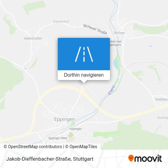 Jakob-Dieffenbacher-Straße Karte