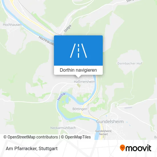 Am Pfarracker Karte