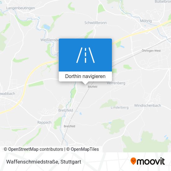 Waffenschmiedstraße Karte