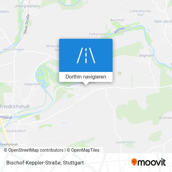 Bischof-Keppler-Straße Karte