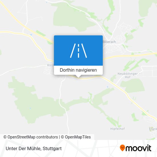 Unter Der Mühle Karte