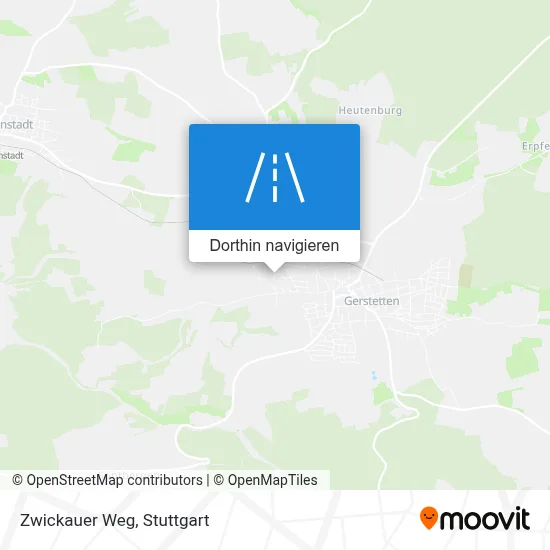 Zwickauer Weg Karte