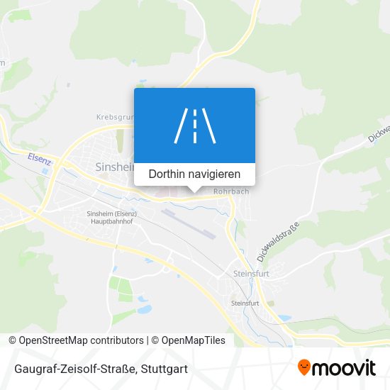 Gaugraf-Zeisolf-Straße Karte