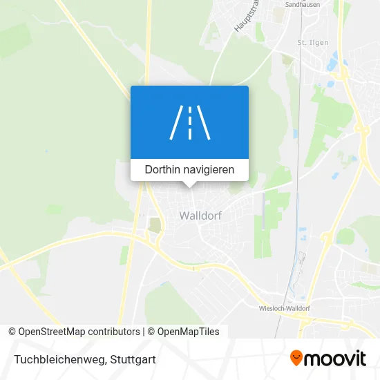 Tuchbleichenweg Karte