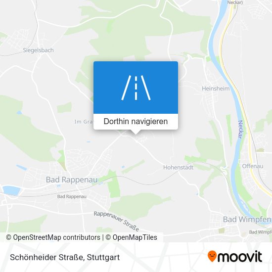 Schönheider Straße Karte