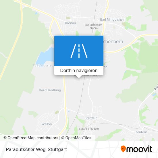 Parabutscher Weg Karte