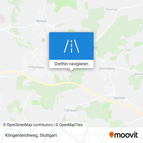 Klingenteichweg Karte