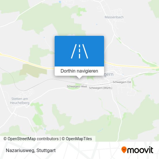 Nazariusweg Karte