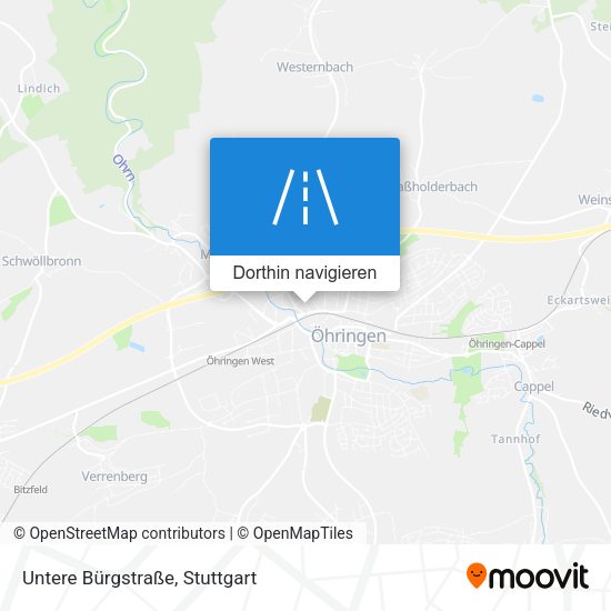 Untere Bürgstraße Karte
