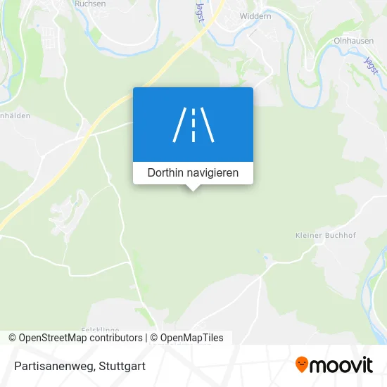 Partisanenweg Karte