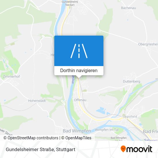 Gundelsheimer Straße Karte