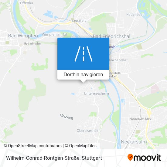 Wilhelm-Conrad-Röntgen-Straße Karte