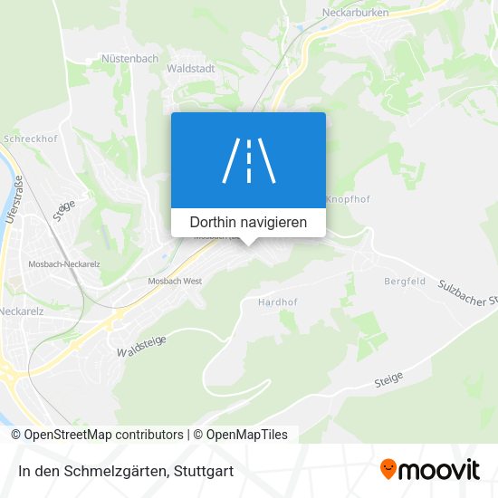 In den Schmelzgärten Karte