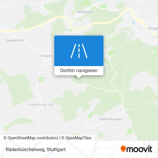 Räderbüschelweg Karte