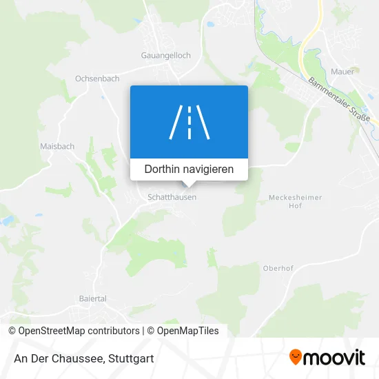 An Der Chaussee Karte