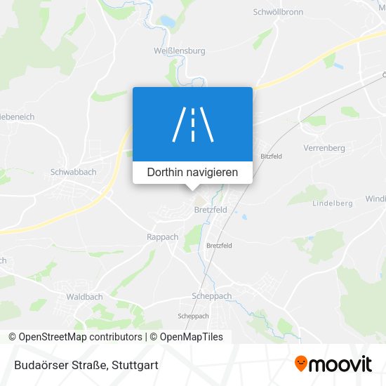 Budaörser Straße Karte