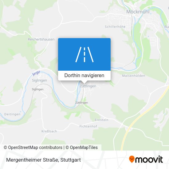 Mergentheimer Straße Karte