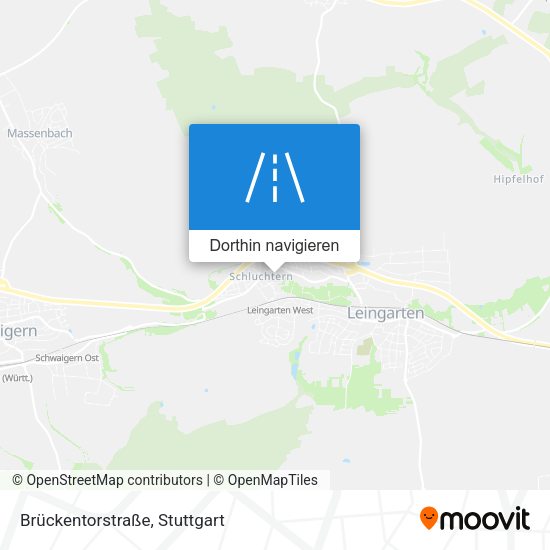Brückentorstraße Karte