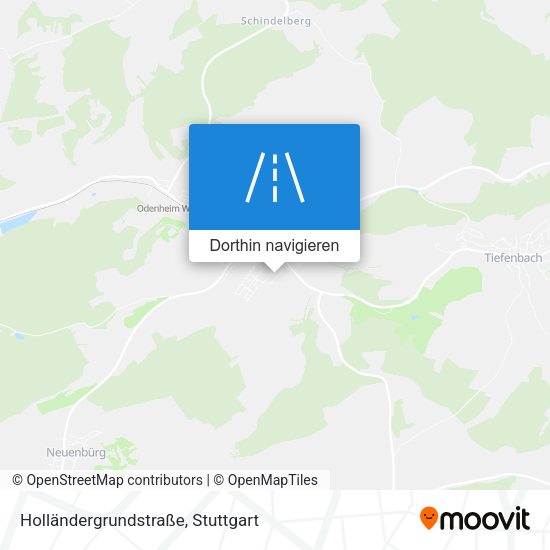 Holländergrundstraße Karte