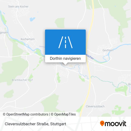 Cleversulzbacher Straße Karte