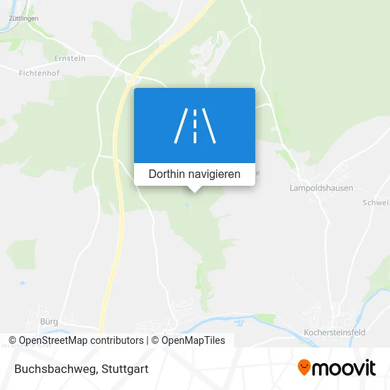 Buchsbachweg Karte