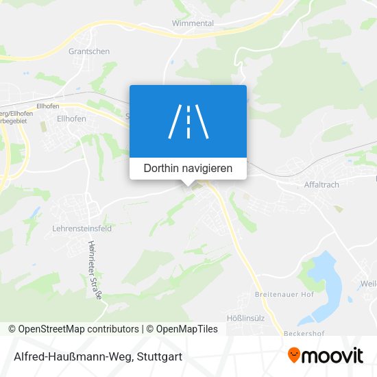 Alfred-Haußmann-Weg Karte