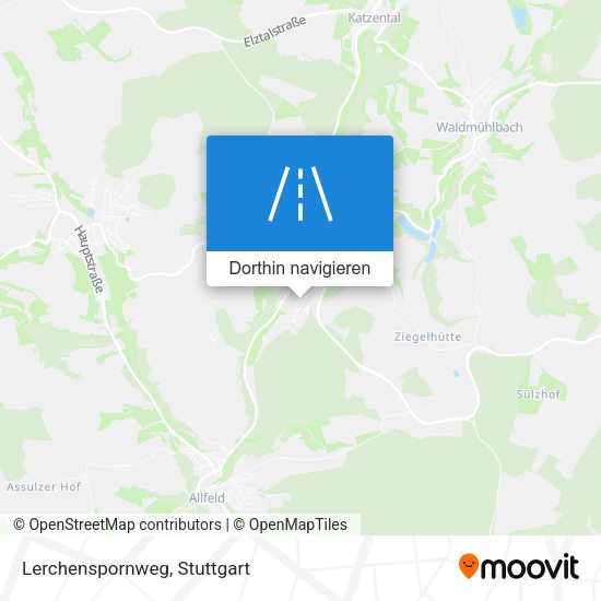 Lerchenspornweg Karte