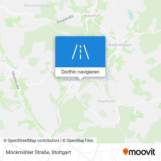 Möckmühler Straße Karte