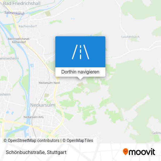 Schönbuchstraße Karte