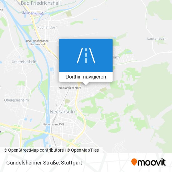 Gundelsheimer Straße Karte