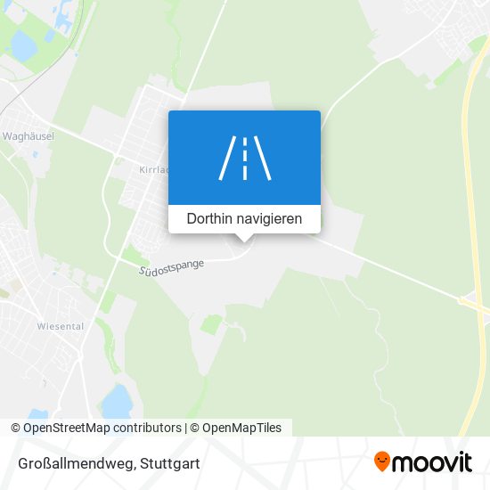 Großallmendweg Karte