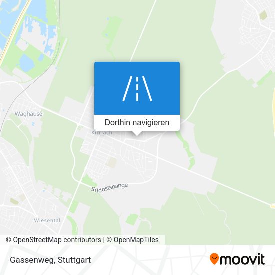 Gassenweg Karte