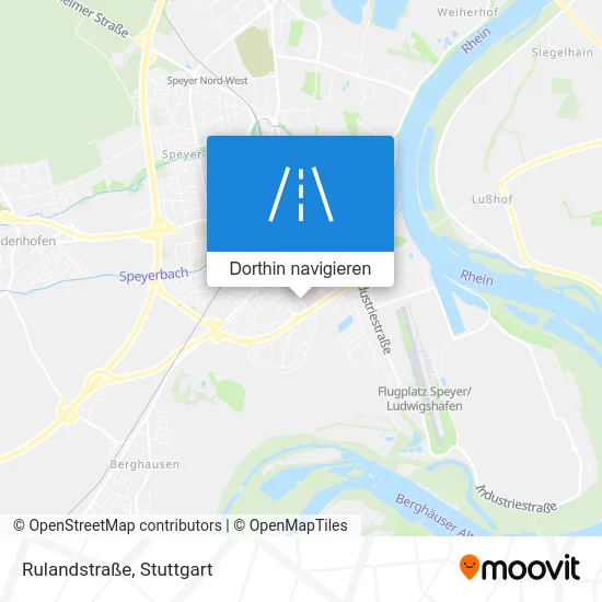Rulandstraße Karte