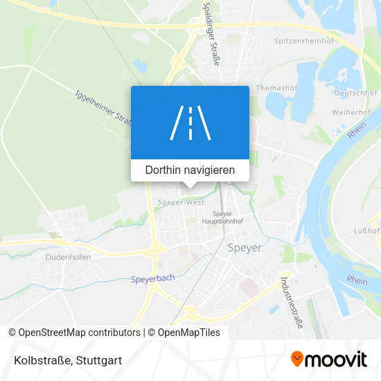 Kolbstraße Karte