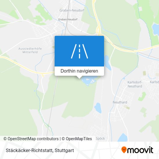 Stäckäcker-Richtstatt Karte