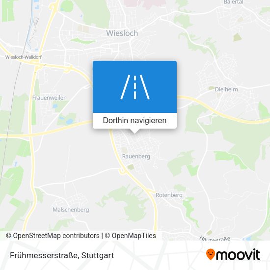 Frühmesserstraße Karte