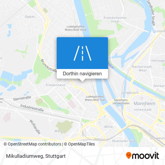 Mikulladiumweg Karte