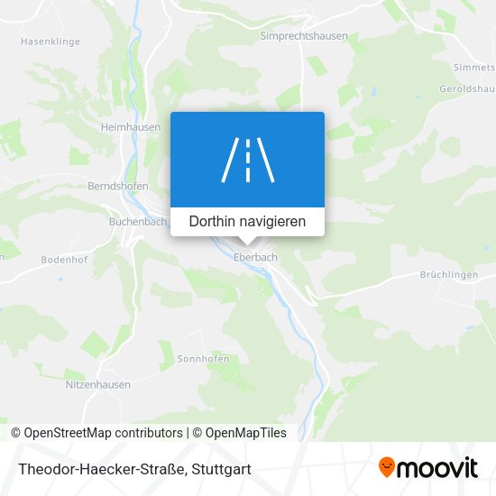 Theodor-Haecker-Straße Karte