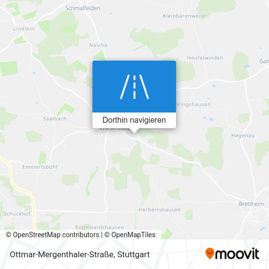 Ottmar-Mergenthaler-Straße Karte